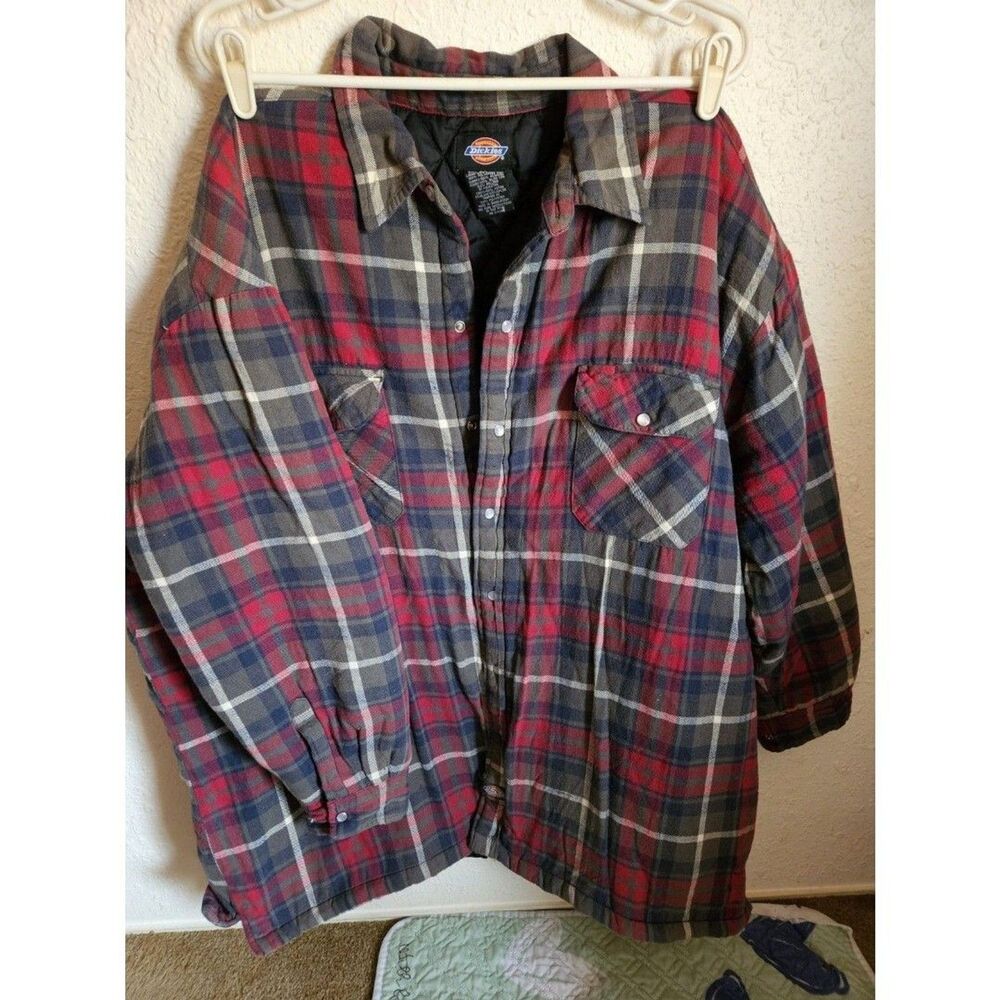Dickies Jacket Mens 2XL Shacket Quilt Lined Outdoor